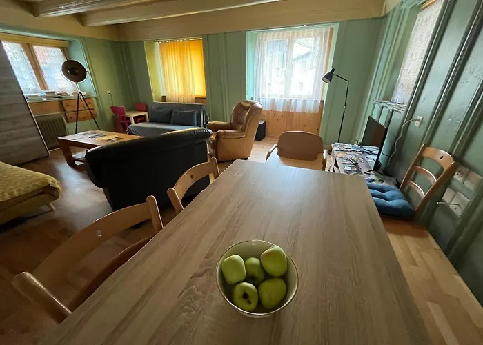 Historische Maisonettewohnung Bis 10 Gaeste, Magic Pass Belalp, Rosswald Und Mehr Lägenhet