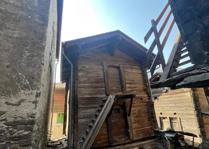 Historische Maisonettewohnung Bis 10 Gaeste, Magic Pass Belalp, Rosswald Und Mehr Naters
